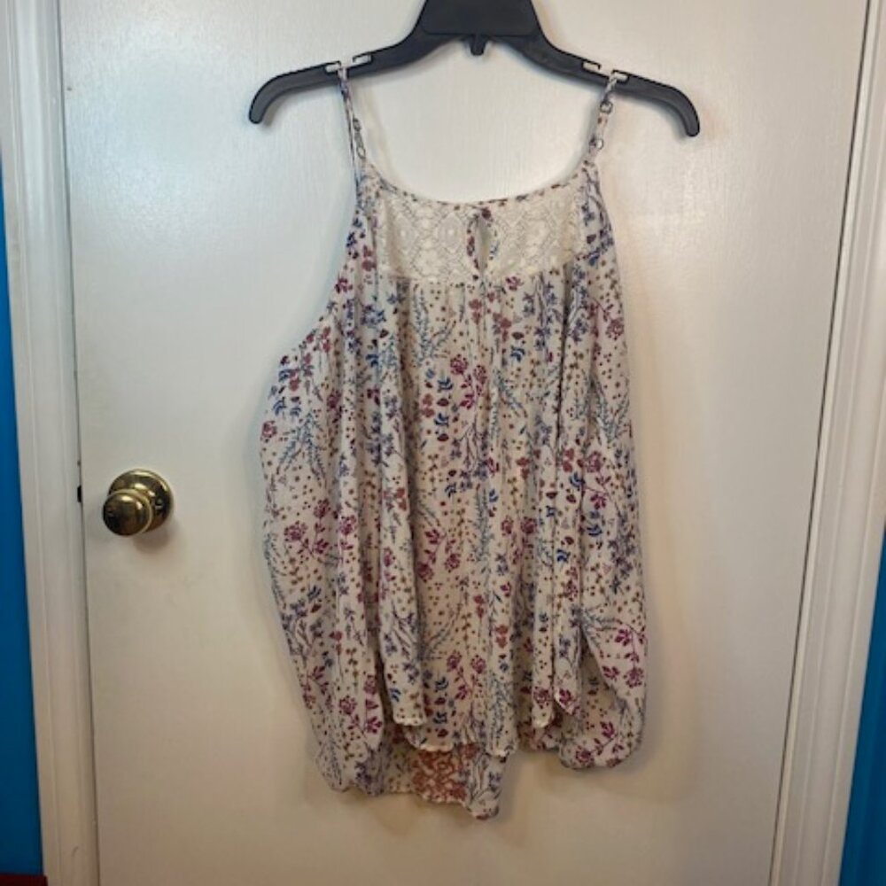 Rewind off the shoulder white red and blue blouse - Picture 12 of 13